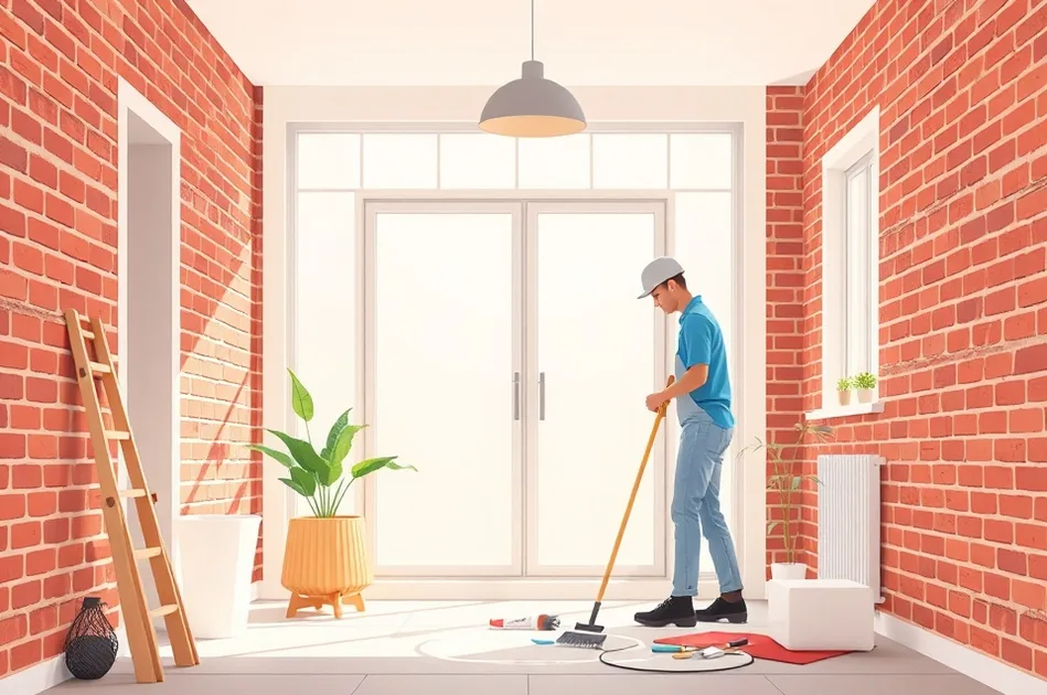 Intérieur rénové après travaux de peinture à Aix-les-Bains
